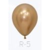 Reflex Gold 12cm Sempertex Balloons: Premium Quality Pack of 50