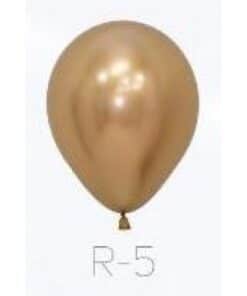 Reflex Gold 12cm Sempertex Balloons: Premium Quality Pack of 50