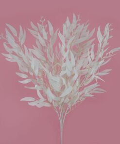 White Ruscus Bush 50CM
