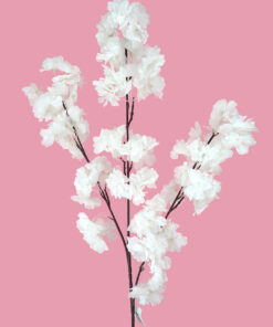White Cherry Blossom Spray 95CM